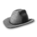 Šedý kovbojský klobouk.png