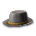 Žlutý plstěný klobouk