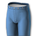Vojenské kalhoty s modrým proužkem