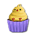 Posilňovací muffin Velikonočního kuřátka.png