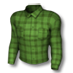 Zelená kostkovaná košile.png
