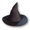 Špičatý klobouk dřevěného kouzelníka
