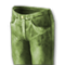 Zelené roztrhané kalhoty