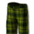Zelené kostkované kalhoty