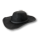 Duelantův černý plstěný klobouk.png