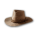 Valentýnův kožený klobouk
