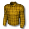Žlutá kostkovaná košile